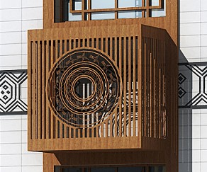 街道改造空调罩